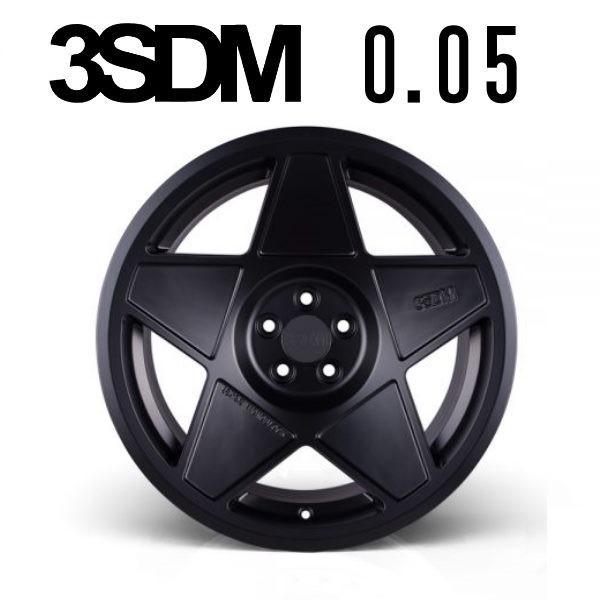 3SDM 0.05 18x8.5 ブラック モノブロック タイヤホイールセット 3SDM 0.05 18インチ 8.5 5H 112 +42 Matte Black 1本