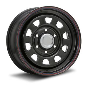 MLJ Daytona SS 16x7.0 6/139.7 38 Black(Red&Blue Line) x MONSTA