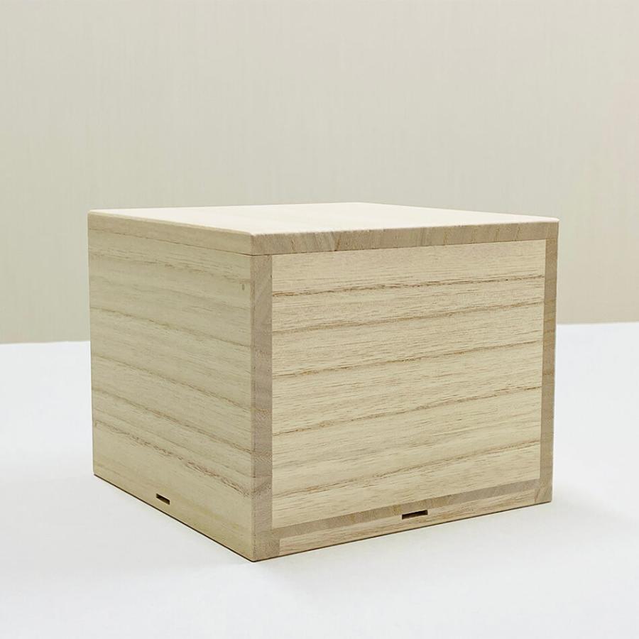 増田桐箱店 桐箱 茶碗用 【小サイズ 幅約14.9cm×奥行約14.9cm×高さ約