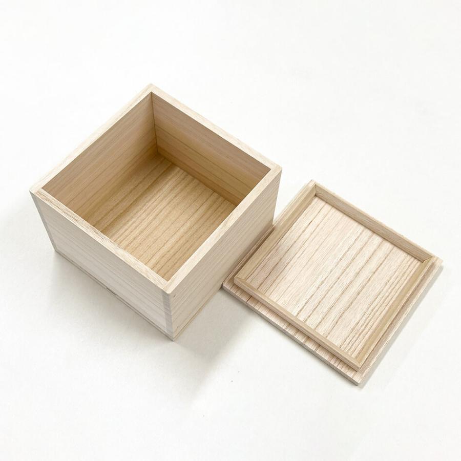 増田桐箱店 桐箱 茶碗用 【大サイズ 幅約16.6cm×奥行約16.6cm×高さ約