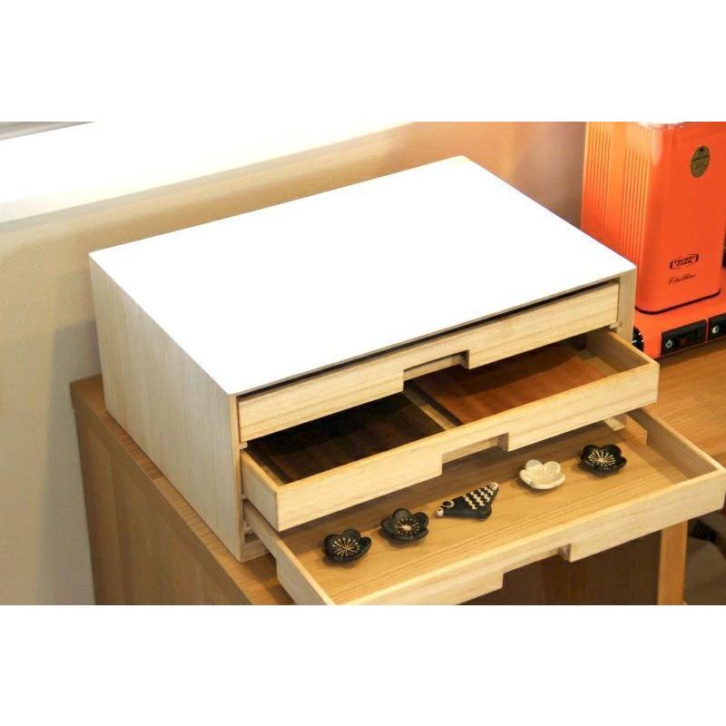 24段レタートレー　オフィスキャビネット収納家具 書庫 トレーキャビネット A4 増田桐箱店 A4トレーキャビネット 書類 デスク 収納 整理整頓 おしゃれ