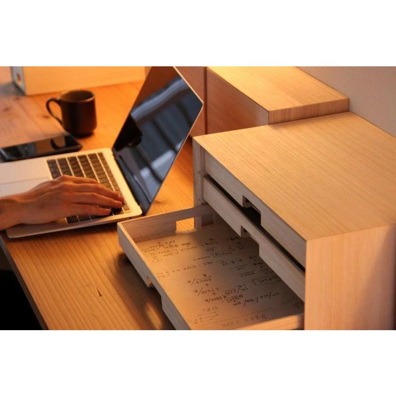 増田桐箱店 A4トレーキャビネット 書類 デスク 収納 整理整頓 おしゃれ