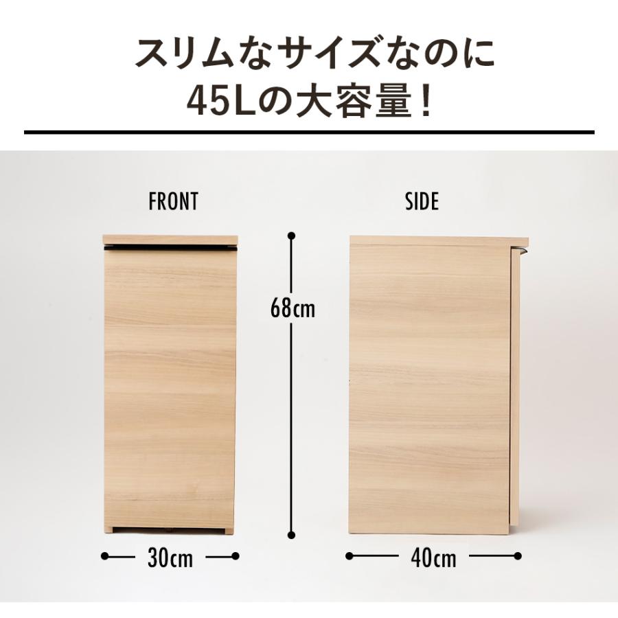 ゴミ箱に見えないダストボックス 増田桐箱店 大川家具 45L 選べる
