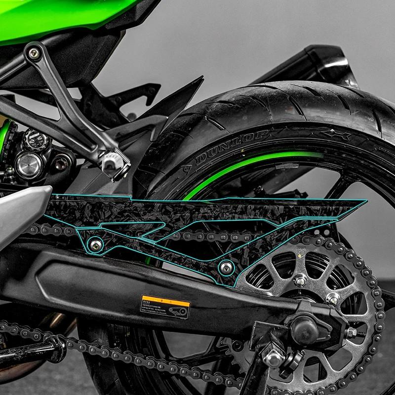 並行輸入品 カワサキ ZX4R ZX4RR バイク カーボン ステッカー 装飾