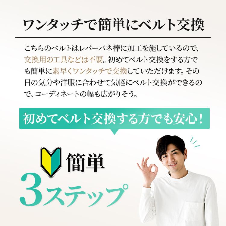 【レバータイプ】 時計ベルト 交換 本革 10mm 11ｍｍ 12mm 13mm 14mm 15ｍｍ 16mm 17mm 18mm 19mm 20mm レザー 牛革 腕時計 ベルト バンド クリッカー 049-LEVER | BAMBI | 13
