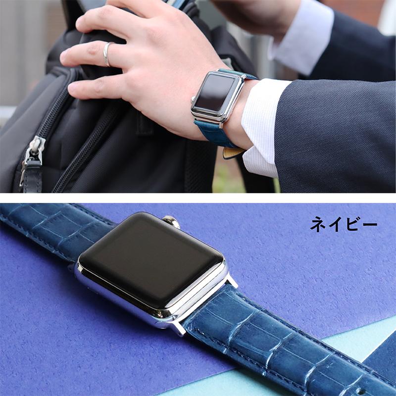 アップルウォッチ バンド スコッチガード  牛革型押し applewatch 38mm 40mm 41mm 42mm 44mm 45mm 49mm MSGK052 男性 女性 Ultra 8 | Apple Watch | 07