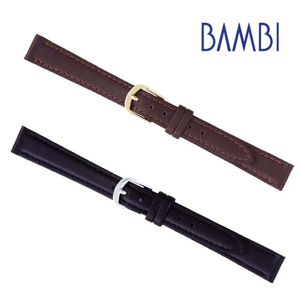 時計ベルト 牛革 両遊革 スタンダード 10mm 11mm 12mm 13mm 14mm 15mm 腕時計ベルト 時計 ベルト 時計バンド バンド バンビ BCE507 | BAMBI