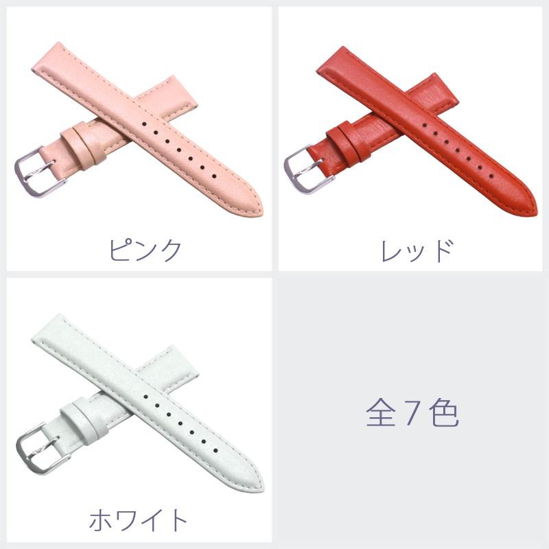 本革 腕時計ベルト 時計ベルト 時計 ベルト メンズ レディース 牛革 クリッカー レバータイプ BCE050 10mm 12mm 14mm 16mm 18mm 20mm | BAMBI | 06