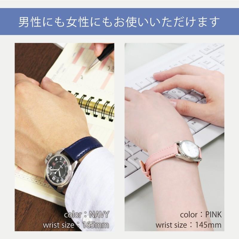 本革 腕時計ベルト 時計ベルト 時計 ベルト メンズ レディース 牛革 クリッカー レバータイプ BCE050 10mm 12mm 14mm 16mm 18mm 20mm | BAMBI | 08