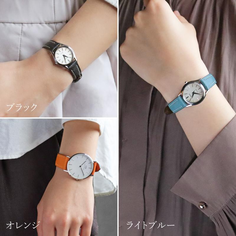 本革 ワープロラックス レザー 腕時計 ベルト 時計 ベルト バンド 時計バンド 腕時計バンド 牛革 ワープロ 12mm 14mm 16ｍｍ 18mm メンズ レディース BCA063 | BAMBI | 11