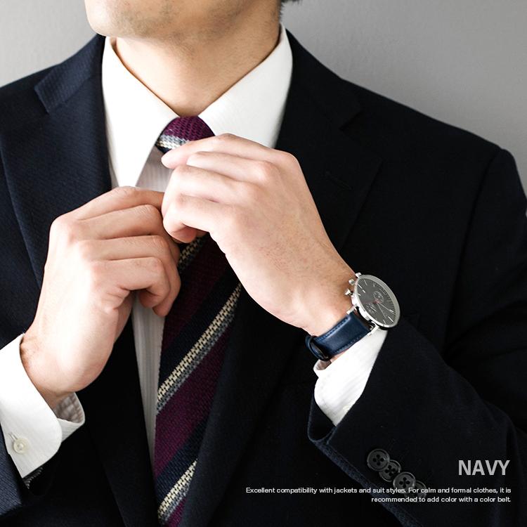 本革 撥水 時計ベルト 10mm 11mm 12mm 13mm 14mm 15mm 16mm 17mm 18mm 19mm 20mm レザー 腕時計 交換 時計 バンド スコッチガード 防水 牛革 BCME001 バンビ | BAMBI | 05