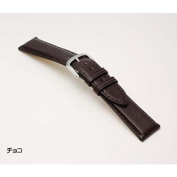 腕時計ベルト 時計ベルト 時計 ベルト 時計バンド 時計 バンド バンビ エコピュアラ 牛革 チタン美錠 BEA002 チタン美錠 16mm 17mm 18mm 19mm 20mm | BAMBI | 02