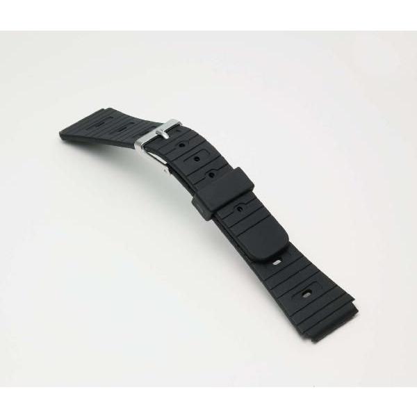 腕時計ベルト 時計ベルト 時計 ベルト 時計バンド 時計 バンド バンビ スポーツタイプ ウレタン 薄型 ブラック BGB060AP 18mm | BAMBI