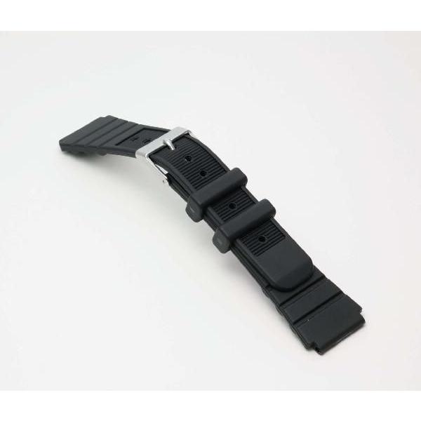 腕時計ベルト 時計ベルト 時計 ベルト 時計バンド 時計 バンド バンビ スポーツタイプ ウレタン 薄型 ブラック BGB111APA 18mm | BAMBI