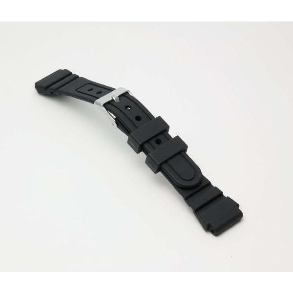 ウレタン 16mm 替えベルト 腕時計ベルト 時計ベルト 時計 ベルト 時計バンド バンド バンビ スポーツタイプ 薄型 ブラック BGB114AN | BAMBI