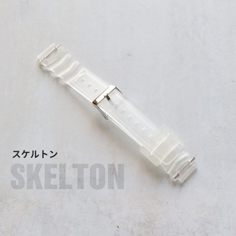 ウレタン 腕時計ベルト 16mm 18mm 19mm 20mm 時計ベルト 交換 カシオ Gショック G-SHOCK ダイバー ベルト ラバー バンド スポーツ バンビ BGB200 男性 女性 | BAMBI | 13