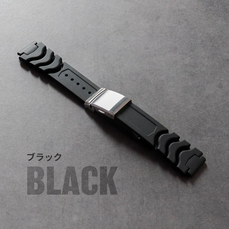 ウレタン 三つ折れバックル 14mm 16mm 18mm 20mm 替えベルト 時計ベルト BAMBI CASIO G-SHOCK Gショック ダイバー ラバー アウトドア スポーツ BGB500 男性 女性 | BAMBI | 06