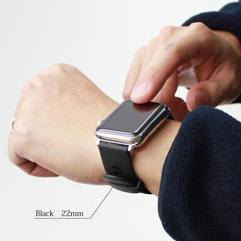 ウレタン 時計ベルト 20mm 22mm 時計 ベルト 腕時計ベルト  クリッカー クイックレバー ストレート メンズ 腕時計バンド レバータイプ BGLG001 BGLP001 BGLB001 | BAMBI | 05