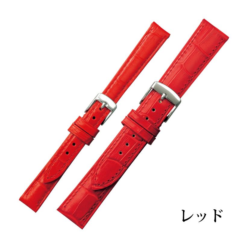 本革 牛革型押し 10mm〜20mm 腕時計ベルト 時計ベルト 10mm 11mm 12mm 13mm 14mm 16mm 17ｍｍ 18mm 19mm 20mm 時計 ベルト バンビ 時計バンド BKE109 BKE009 | BAMBI | 04