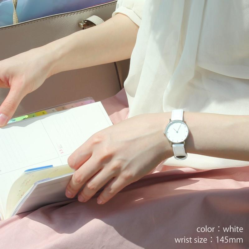 本革 腕時計ベルト 10mm 12mm 14mm 16mm 18mm 20mm ストレート 牛革型押し かわいい レディース レザー 時計 ベルト 時計ベルト 時計バンド ピンク BKE039 | BAMBI | 05