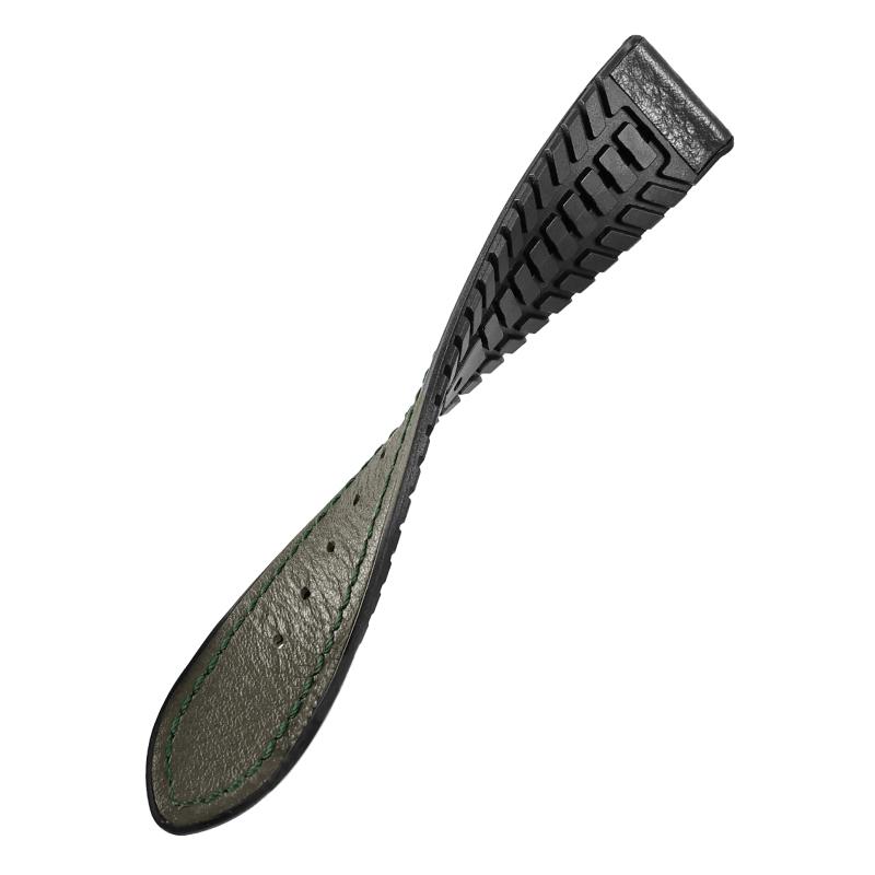 22mm 20mm 裏ラバー 時計 ベルト 撥水 革 レザー 本革 牛革 腕時計 時計ベルト 腕時計 バンド クロコ型押し メンズ バンビ BAMBI RUBION BCE071 BKE171 | BAMBI | 07