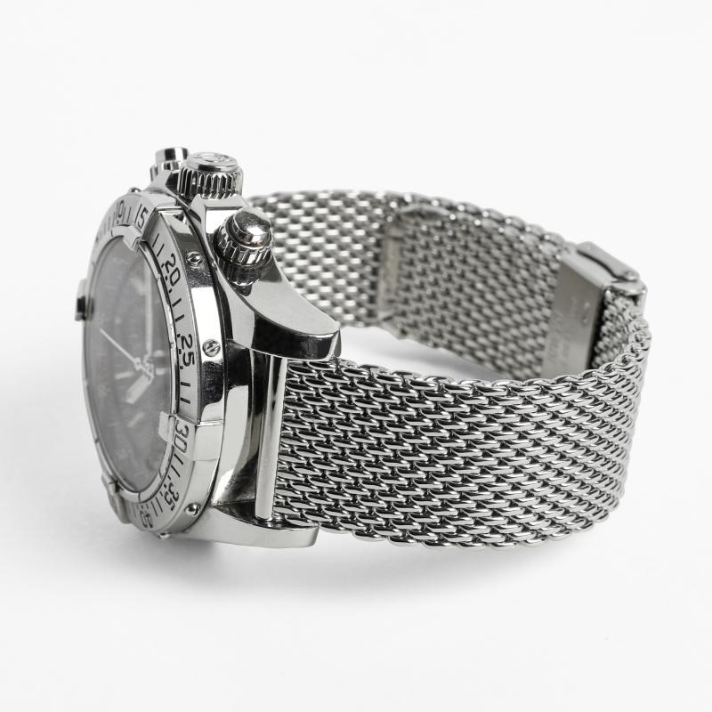 厚型 メッシュ スライド式 ステンレス 時計ベルト 20mm 21mm 22mm 24mm  鏡面 サテン シルバー 腕時計 バンド ベルト BSNE1210S BSNE1211S BSNE1212S BSNE1213S | BAMBI | 07