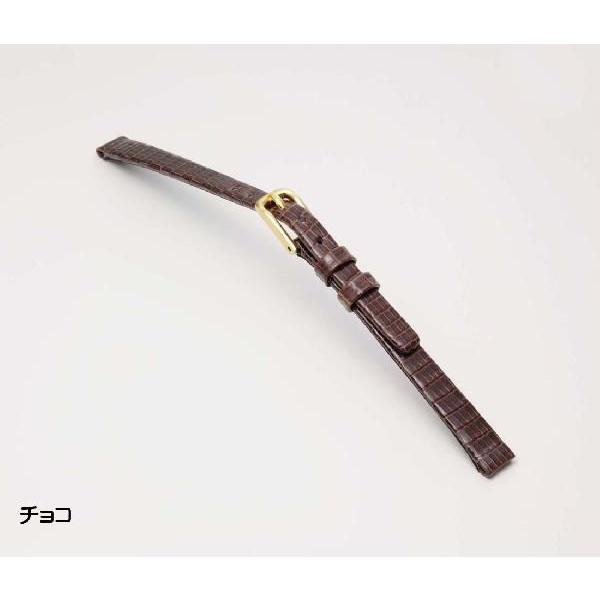 細幅 リザード 6mm 7ｍｍ 時計ベルト スモール アンティーク レディース 女性 本革 レザー 腕時計ベルト 時計 ベルト 時計バンド バンド バンビ BTE006 | BAMBI | 02