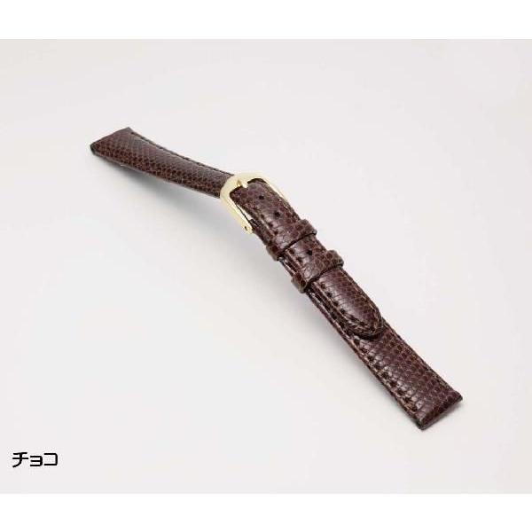 リザード 腕時計ベルト 10mm 11mm 12mm 13mm 14mm 15mm アンティーク トカゲ革 時計ベルト カラー レディース 時計 ベルト バンビ 時計バンド BTE512 BTE520 | BAMBI | 03