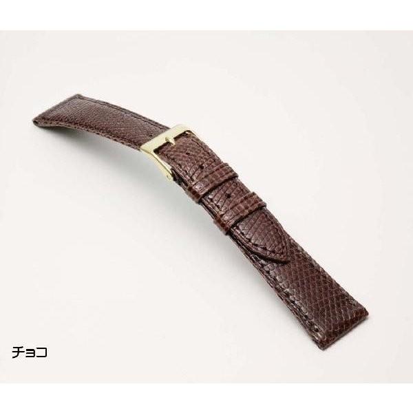 リザード 腕時計ベルト 20mm 19mm 18mm 17mm 16mm 14mm 13mm 12mm 11mm 10mm トカゲ革 時計ベルト 時計 ベルト レザー バンド バンビ 時計バンド BTE524 BTE124 | BAMBI | 04