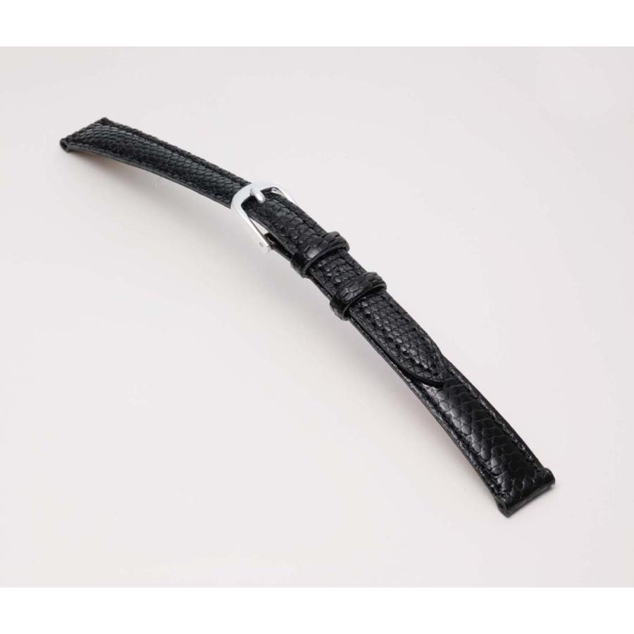 【Lサイズ】 トカゲ革 時計ベルト 10mm 11mm 12mm 13mm 14mm 15mm リザード ロングサイズ  Lサイズ レディース 時計 ベルト 時計バンド バンビ BTB552 | BAMBI | 01