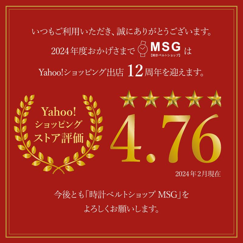 BAMBI チタン 時計バンド 19mm 20mm 22mm 中鏡面 弓カン対応