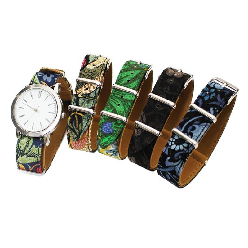 NATOベルト 16mm 18ｍｍ 20mm 時計ベルト 腕時計 ベルト 時計バンド 時計 バンド nato 腕時計ベルト FIF いちご泥棒 ウィリアムモリス NATO FIFGN021 | BAMBI | 08