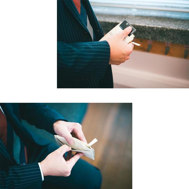 フラグメントケース スマートウォレット 財布 牛革 メンズ レディース 本革 レザー バンビ 松阪レザー Made in Japan GCKM004 | BAMBI | 02