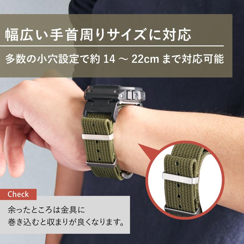 G-SHOCK 対応 交換 NATO ナイロン ベルト 14mm 16mm 18mm 20mm 時計ベルト Gショック カスタム NATOバンド NATOベルト メンズ gshock-MG001 | G-SHOCK | 13