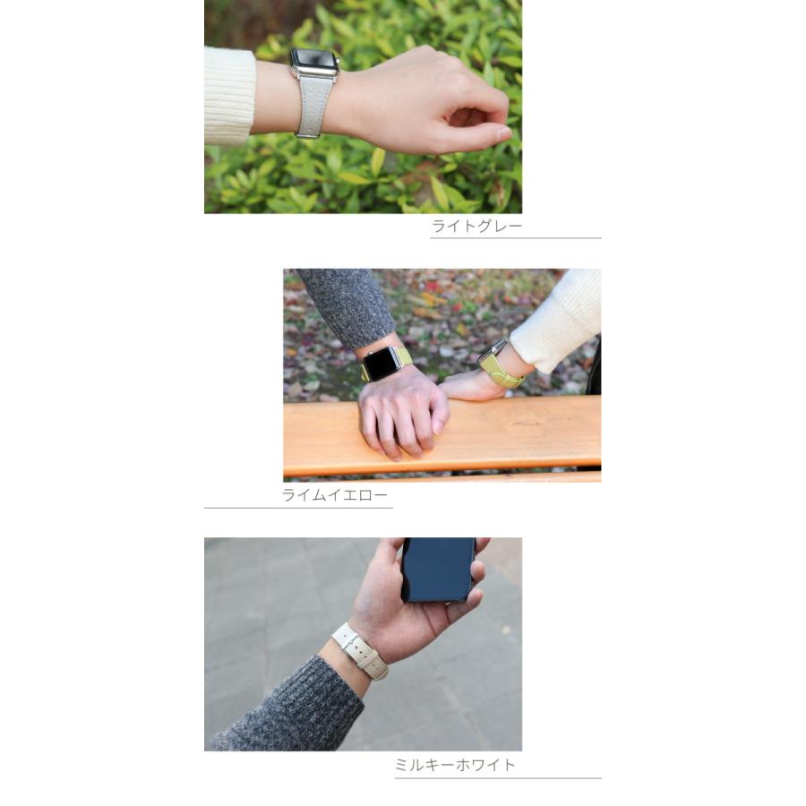 アップルウォッチバンド ペアバンド レディース メンズ ギフト バレンタイン プレゼント おしゃれ 本革 applewatch 38mm 40mm 41mm 42mm 44mm 45mm 49mm M007003 | Apple Watch | 08