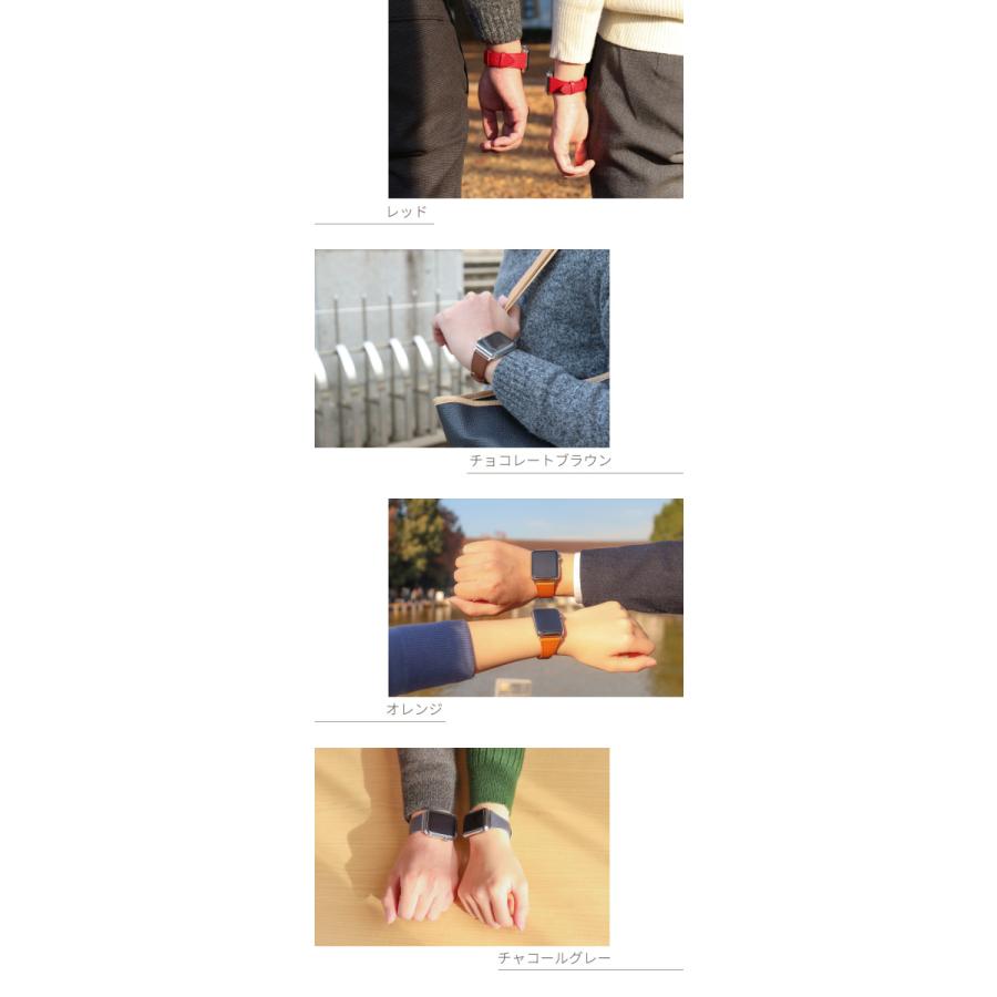 アップルウォッチバンド ペアバンド レディース メンズ ギフト バレンタイン プレゼント おしゃれ 本革 applewatch 38mm 40mm 41mm 42mm 44mm 45mm 49mm M007003 | Apple Watch | 09