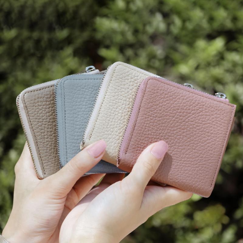 イタリアンレザー コンパクト L字ファスナー ミニ財布 レザー aioa Luno 小銭入れ バンビ 日本製 プレゼント メンズ レディース MAB006 |  | 03