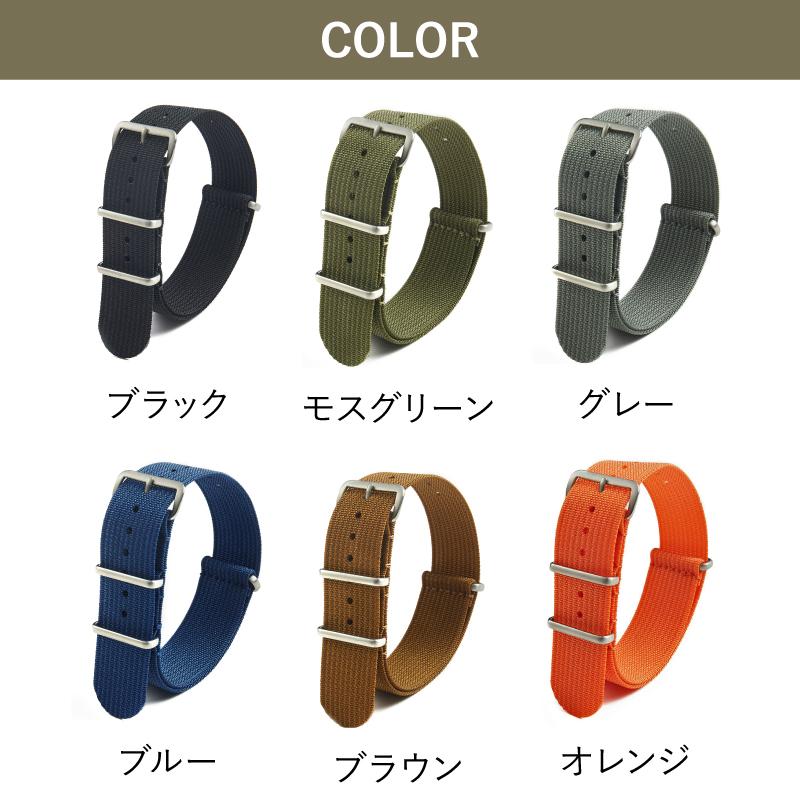NATOベルト 18ｍｍ 20mm 22ｍｍ 時計ベルト 腕時計 ベルト 時計バンド 時計 バンド nato ナイロン MG001 タイメックス ダニエルウェリントン ノット 対応 | BAMBI | 14