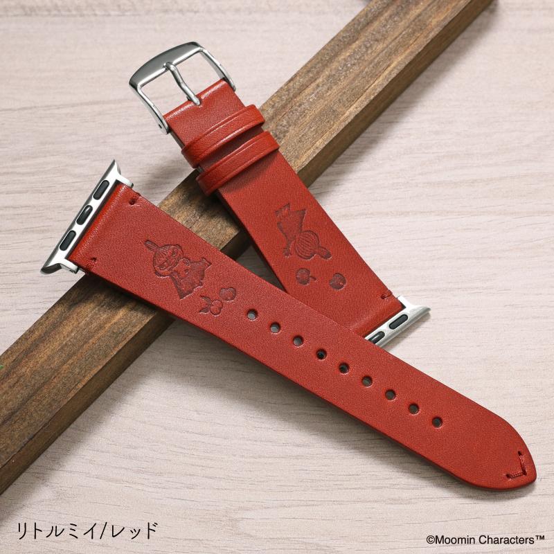 【公式】 ムーミン 栃木レザー アップルウォッチ バンド 革 本革 MOOMIN AppleWatch 41mm 44mm 45mm レディース メンズ ブランド 男性 女性 MOM01 | Apple Watch | 14