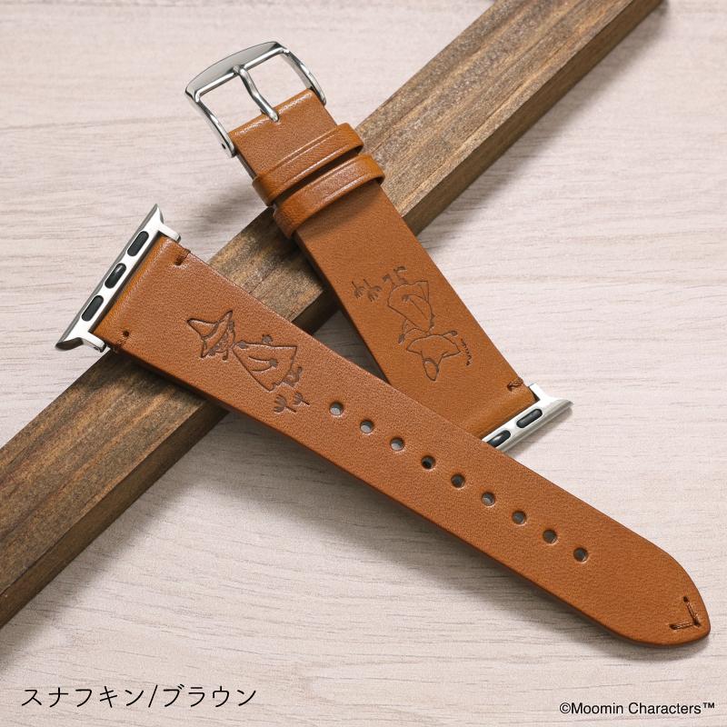 【公式】 ムーミン 栃木レザー アップルウォッチ バンド 革 本革 MOOMIN AppleWatch 41mm 44mm 45mm レディース メンズ ブランド 男性 女性 MOM01 | Apple Watch | 15