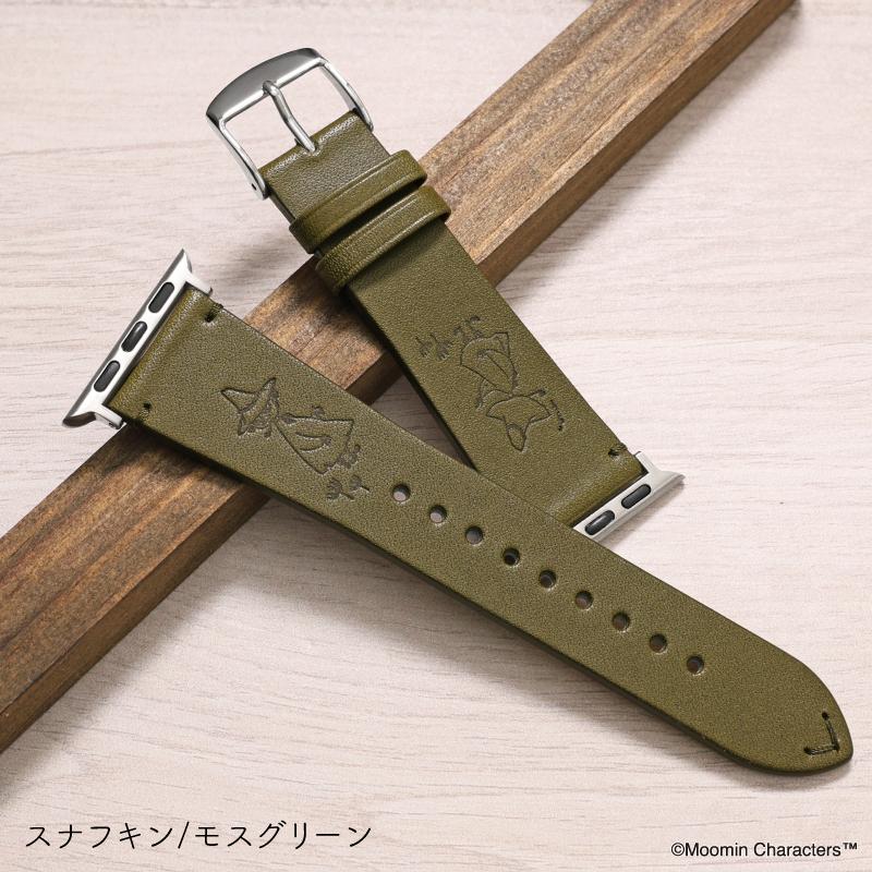 【公式】 ムーミン 栃木レザー アップルウォッチ バンド 革 本革 MOOMIN AppleWatch 41mm 44mm 45mm レディース メンズ ブランド 男性 女性 MOM01 | Apple Watch | 16