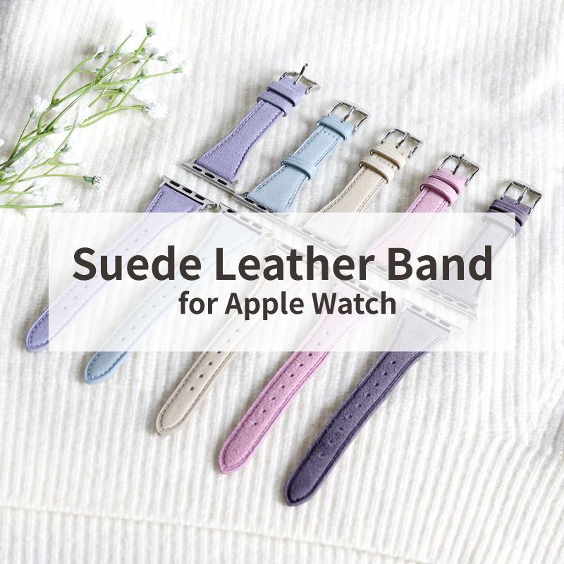 アップルウォッチ バンド シープスキン 羊革 スリム 細 applewatch 38,40,41,42,44,45,49mm Series1 2 3 4 5 6 7 SE 8 Ultra MSGC005 レディース | BAMBI | 01