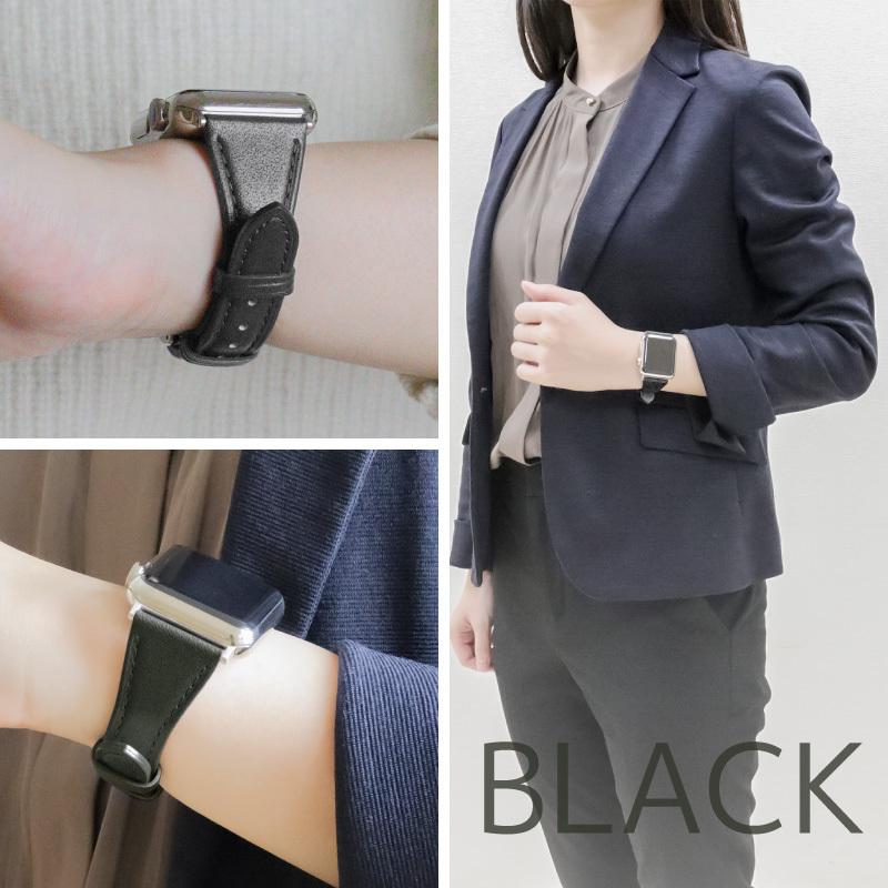 アップルウォッチ バンド 革 レザー スコッチガード 撥水 フォーマル 高級感 メンズ レディース applewatch 38mm 40mm 41mm 42mm 44mm 45mm 49mm RWM020520 | Apple Watch | 11