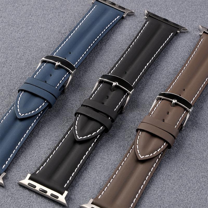 アップルウォッチ バンド 牛革 二山甲丸  applewatch 38mm 40mm 41mm 42ｍｍ 44ｍｍ 45mm 49mm APW_メンズ レディース Ultla 8 | Apple Watch | 05