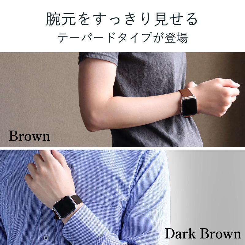 アップルウォッチ バンド 革 牛革 洗える ウォッシャブル スリム ビジネス ブランド applewatch 38,40,41,42,44,45,49mm RWC038-039 メンズ レディース Ultra 8 | Apple Watch | 02