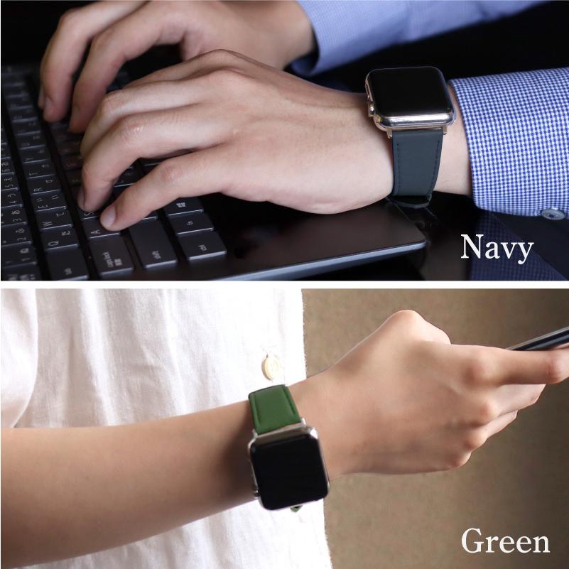 アップルウォッチ バンド 革 牛革 洗える ウォッシャブル スリム ビジネス ブランド applewatch 38,40,41,42,44,45,49mm RWC038-039 メンズ レディース Ultra 8 | Apple Watch | 04