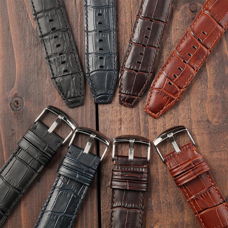 アップルウォッチ バンド 革 高級感 着せ替え 交換バンド スリム ビジネス 牛革 アリゲーター型押し applewatch 38,40,42,44,45,49mm MSGK112 メンズ レディース | Apple Watch | 06