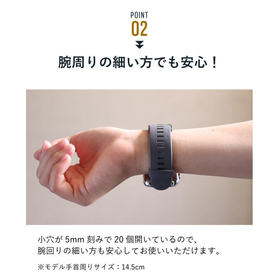 アップルウォッチ バンド ウレタン シリコン 交換バンド スポーツ アウトドア ビジネス applewatch 38,40,42,44,45,49mm apw_bglp_g_b001 メンズ レディース | BAMBI | 04