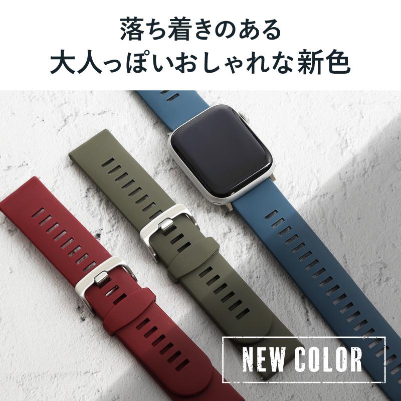 アップルウォッチ バンド ウレタン ラバー 交換バンド スポーツ アウトドア 完全防水 applewatch 38 40 41 42 44 45 49mm apw_bgls001 男性 女性 Ultra 8 | BAMBI | 08