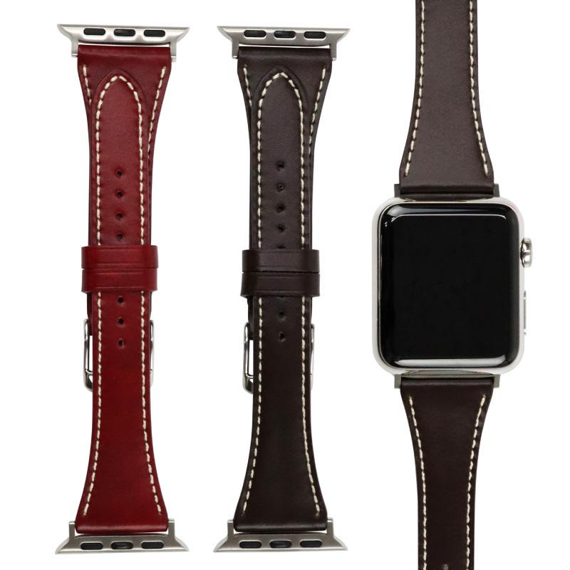 アップルウォッチ バンド 松坂レザー 高級 ビジネス ベルト applewatch 38,40,41,42,44,45,49mm MSGM007 メンズ レディース Ultra 8 | BAMBI